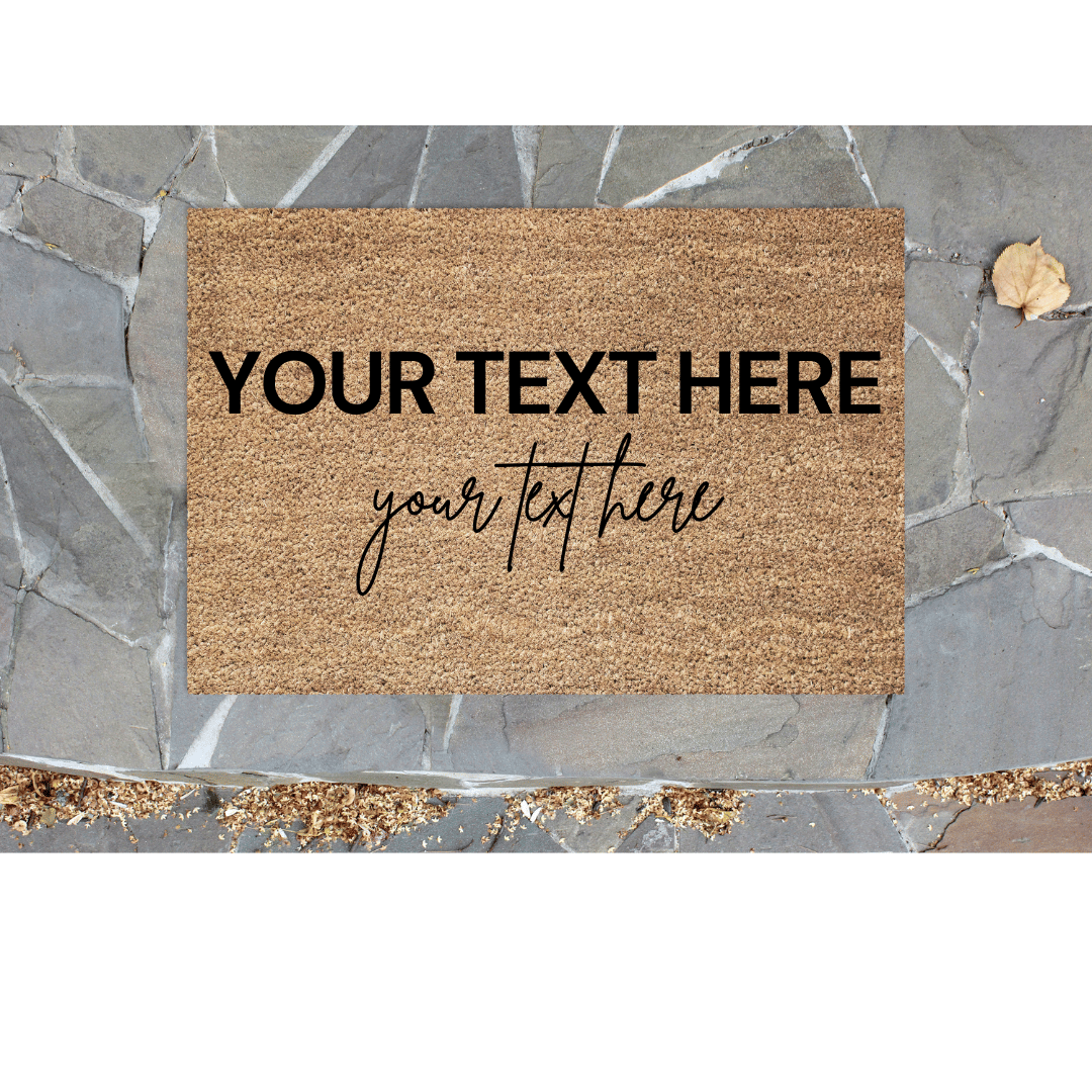 Personalised Doormat - Create your own message