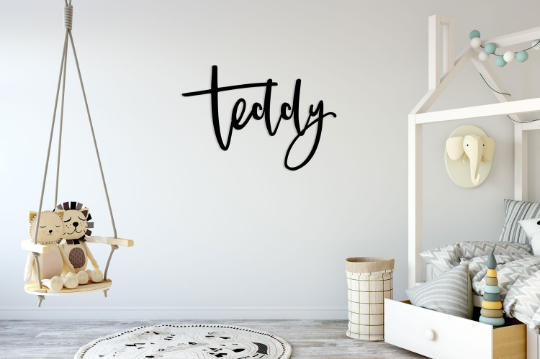 Acrylic Custom Name Script Plaque - Letterfy