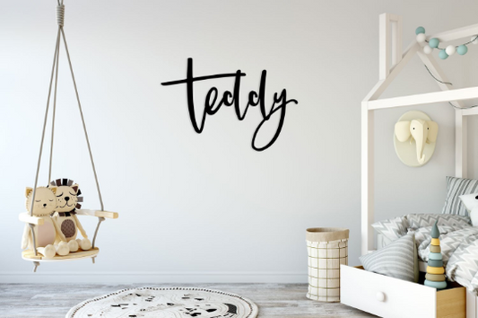 Acrylic Custom Name Script Plaque - Letterfy