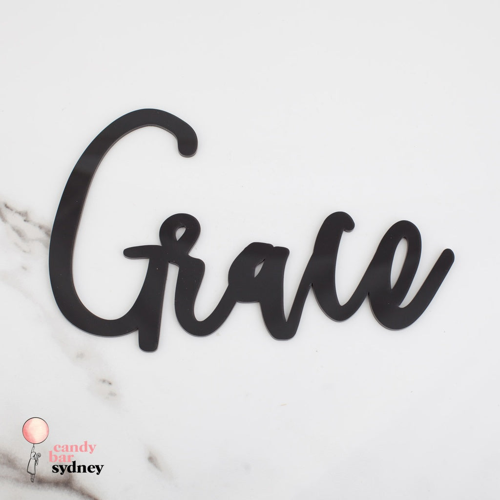 Acrylic Custom Name Script Plaque - Letterfy