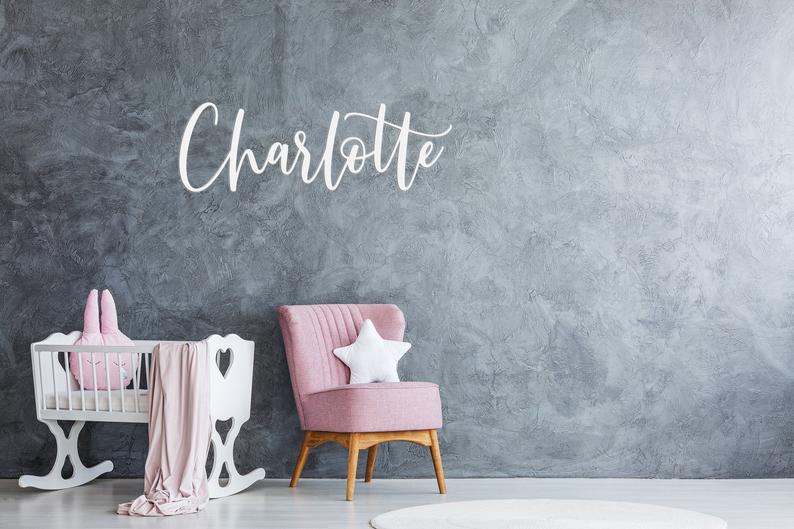 Cursive Custom Name Signs - Letterfy