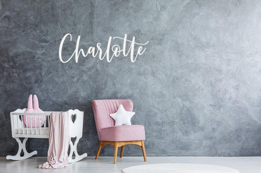 Cursive Custom Name Signs - Letterfy