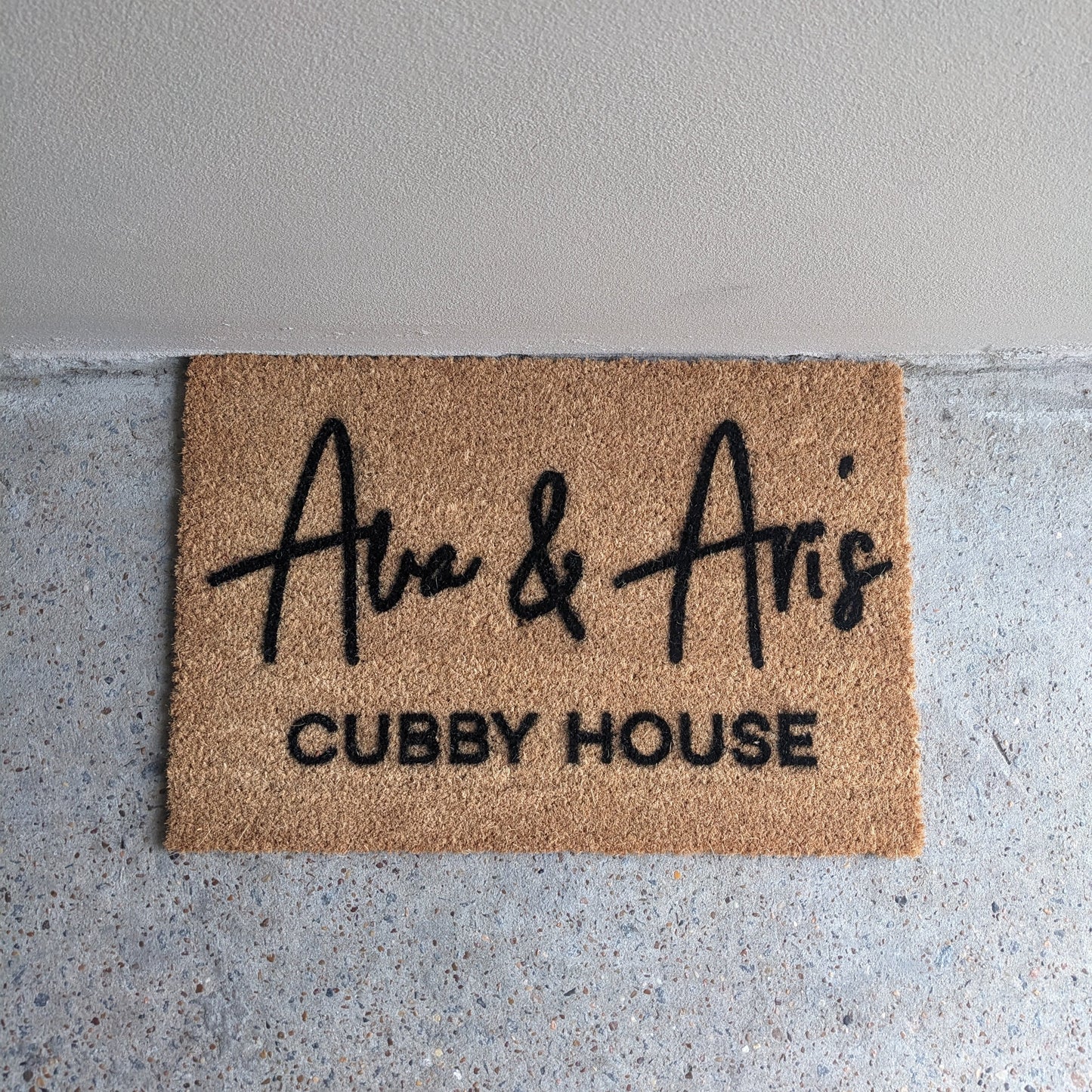Cubby House Personalised Doormat