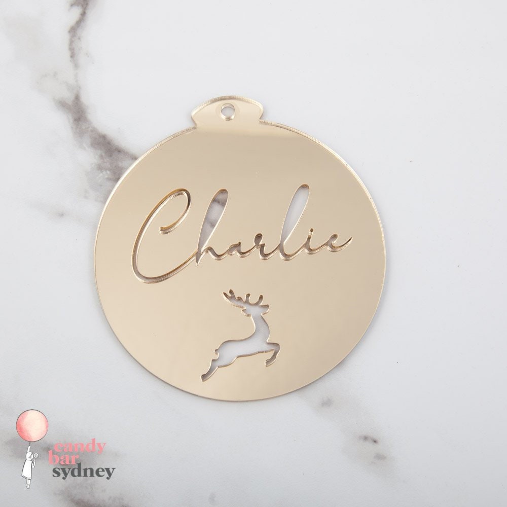 Personalised Christmas Bauble - Christmas Tree Ornaments - Custom Gifts - Letterfy
