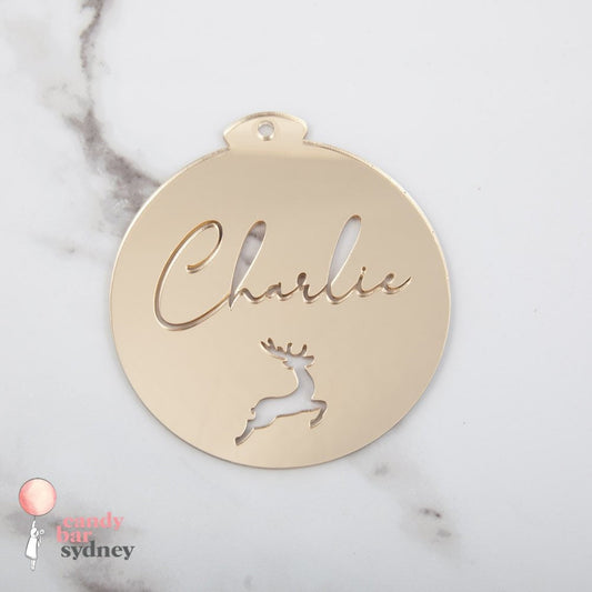 Personalised Christmas Bauble - Christmas Tree Ornaments - Custom Gifts - Letterfy