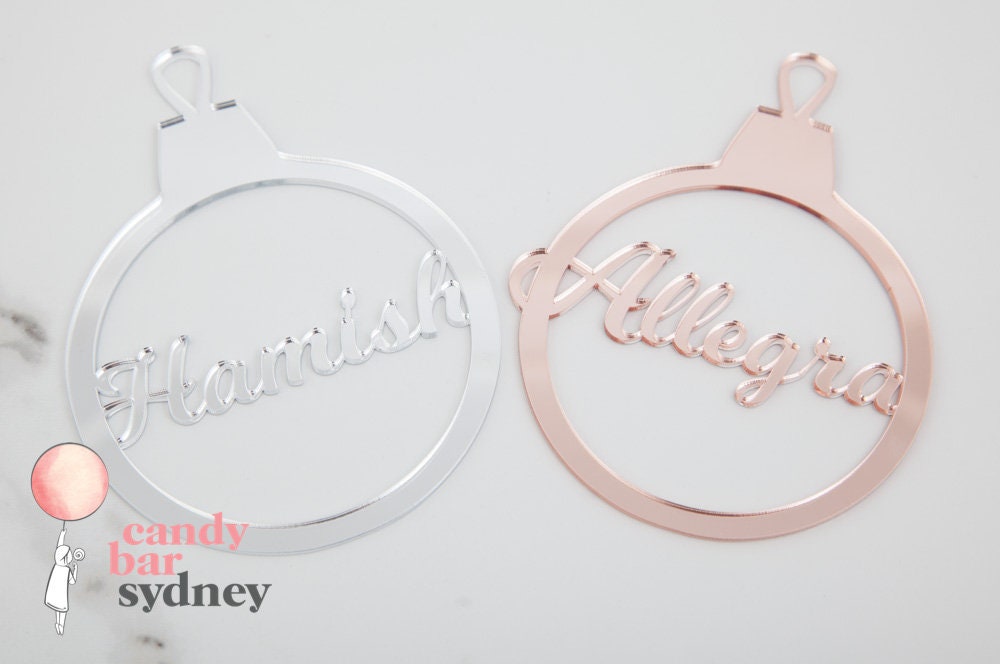 Personalised Christmas Ornament - Christmas Tree Decorations