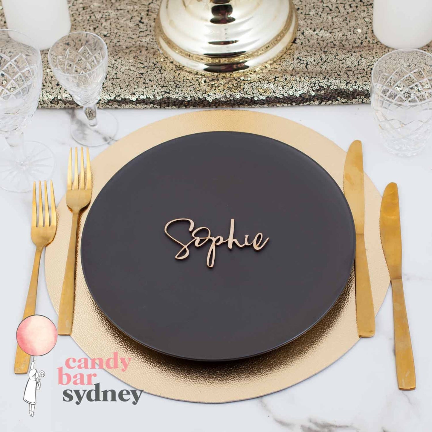 Modern Style Custom Wedding Place Card Names - Wedding Gifts - Name Tags - Letterfy