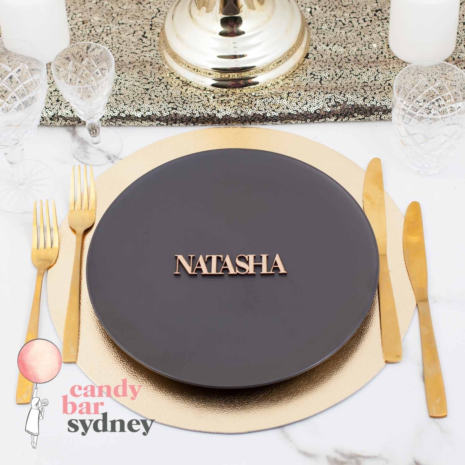 Modern Style Custom Wedding Place Card Names - Wedding Gifts - Name Tags - Letterfy