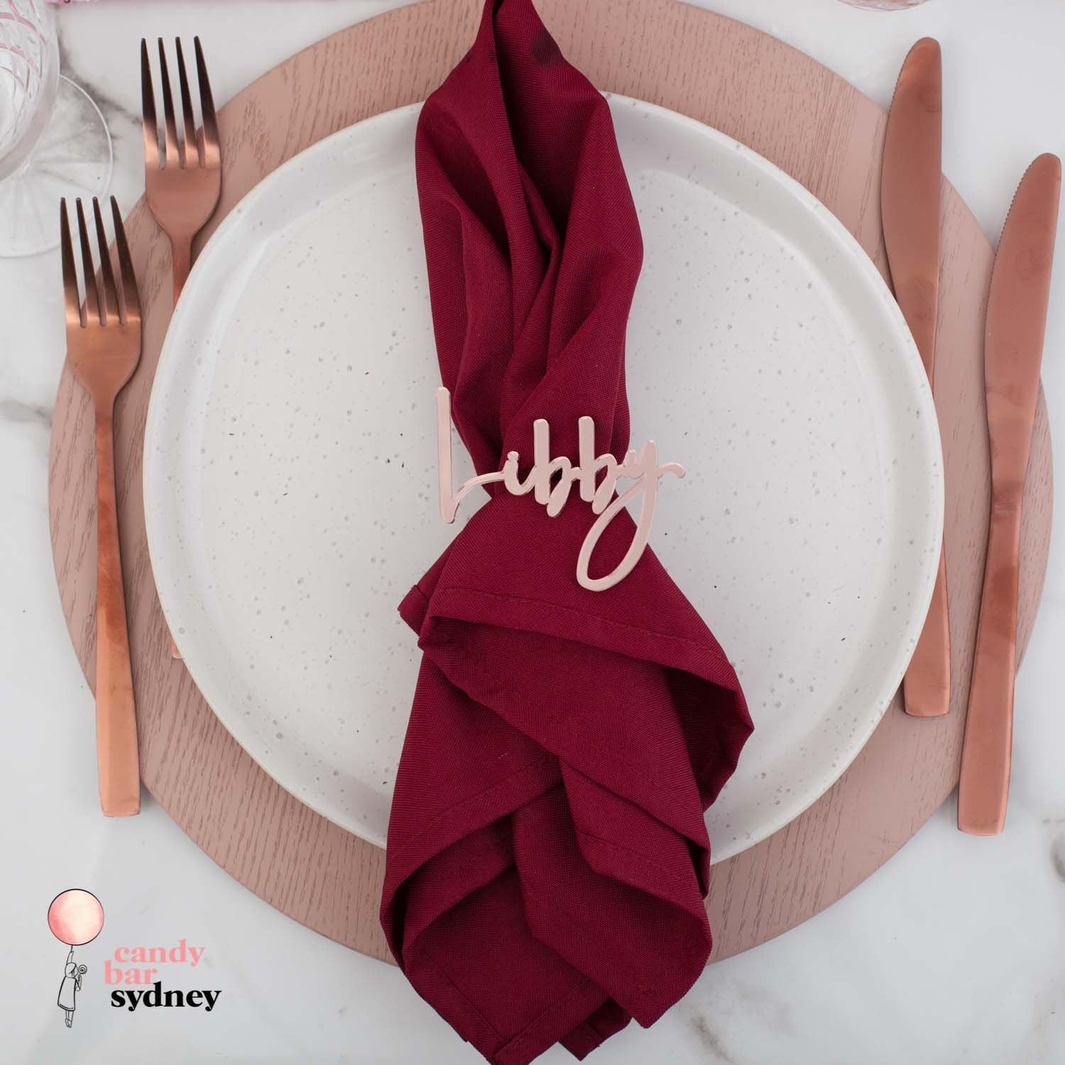 Modern Style Custom Wedding Place Card Names - Wedding Gifts - Name Tags - Letterfy