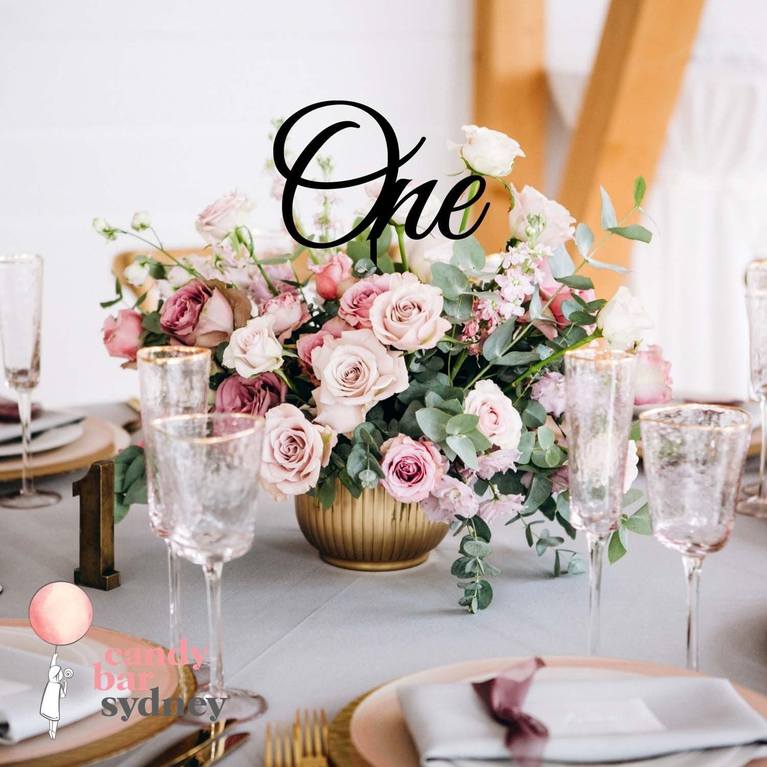 Wedding Table Number - Laser Cut Numbers - Wooden Table Numbers - Style 1 - Letterfy