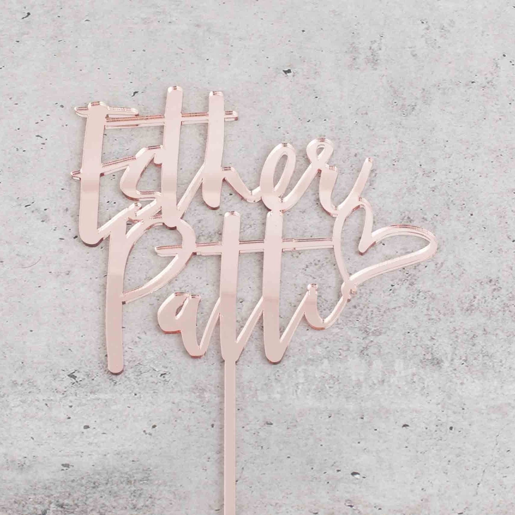 Custom Couple Names Wedding Cake Topper Style 3 - Custom Cake Toppers -Wedding Cake Toppers - Letterfy