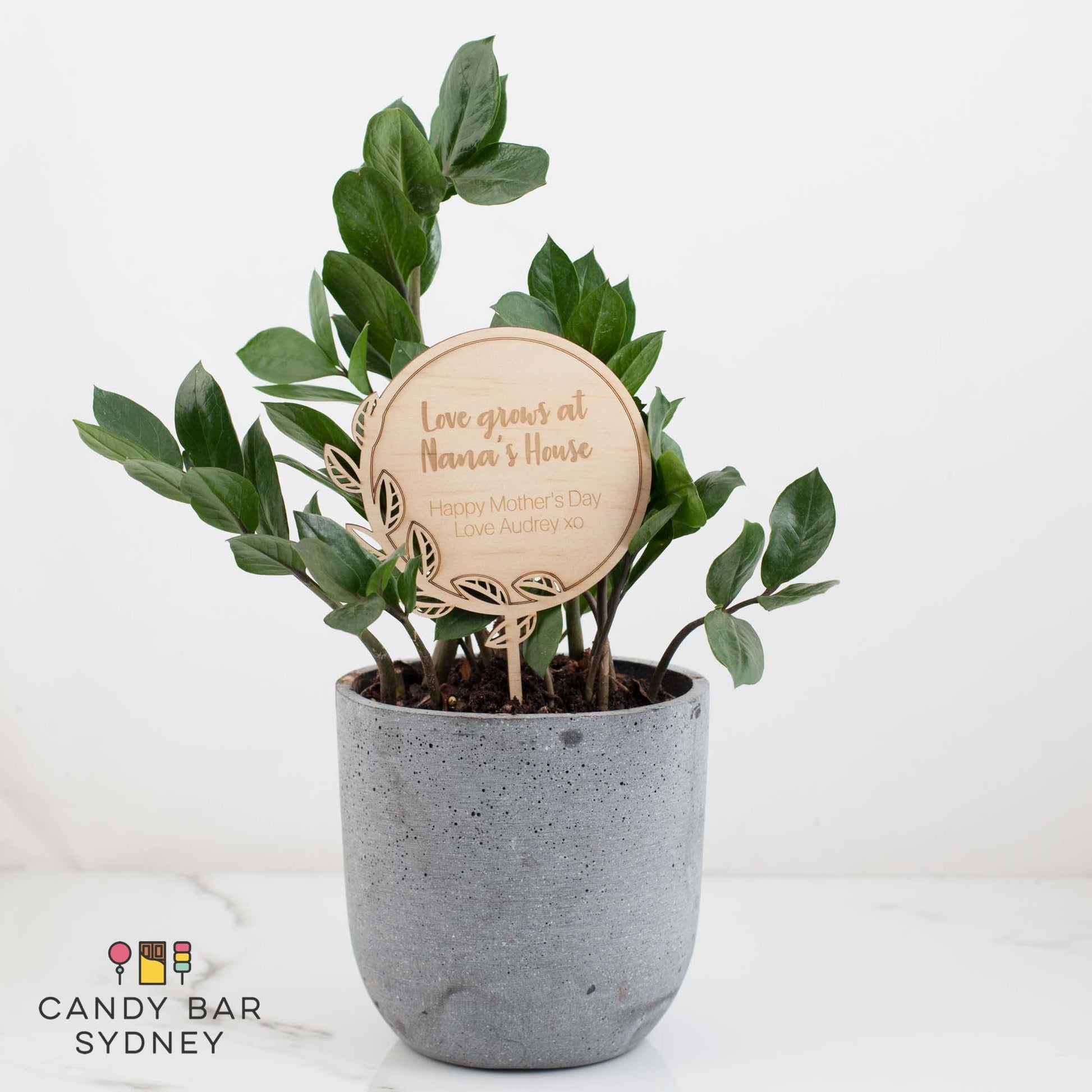 Custom Grandmother Mothers Day Gift - Personalised Mother's Day Planter Stick - Personalised Mother's Day Presents - Letterfy
