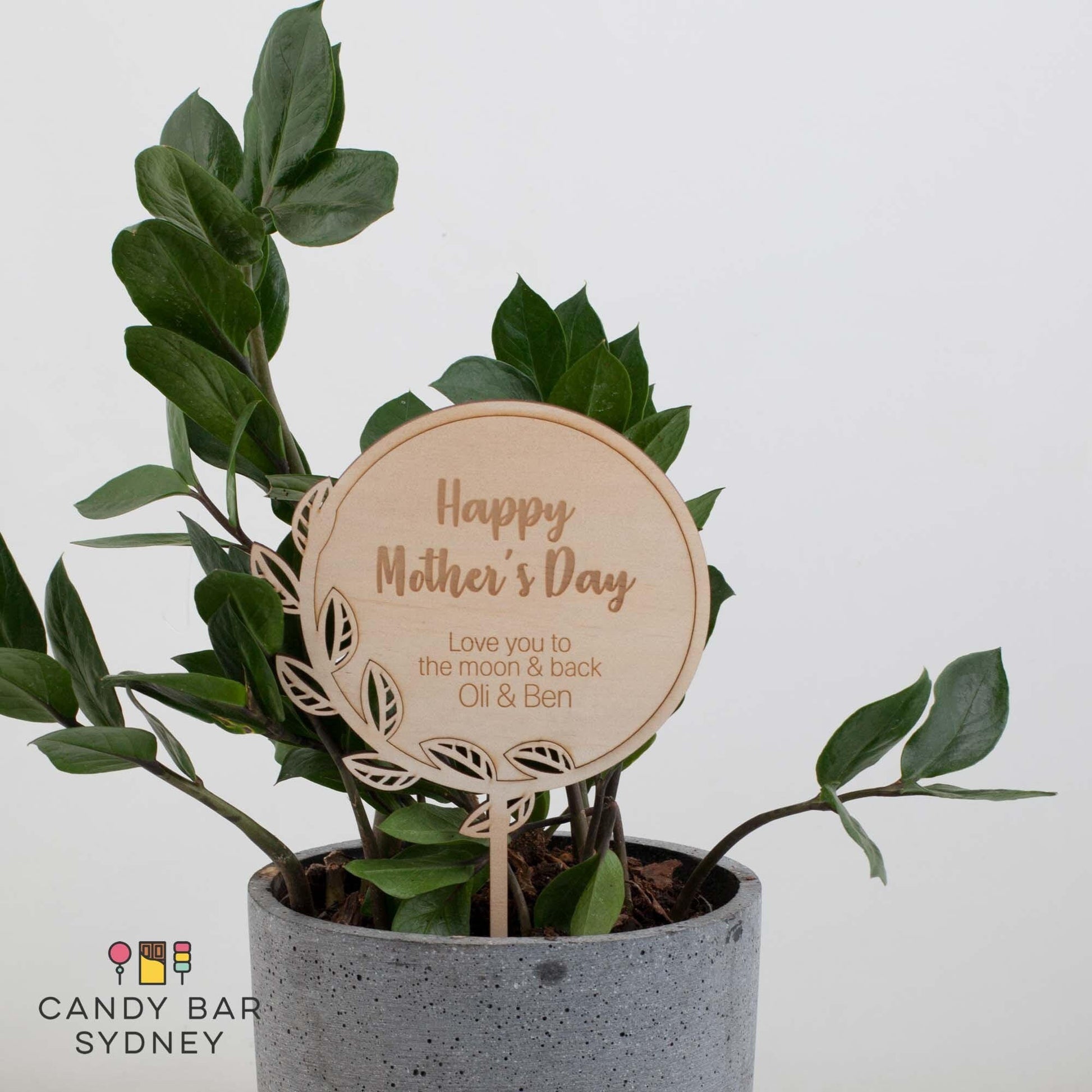 Personalised Mother's Day Planter Stick Style 1 - Custom Mother's Day Gift - Personalised Mother's Day Presents - Letterfy