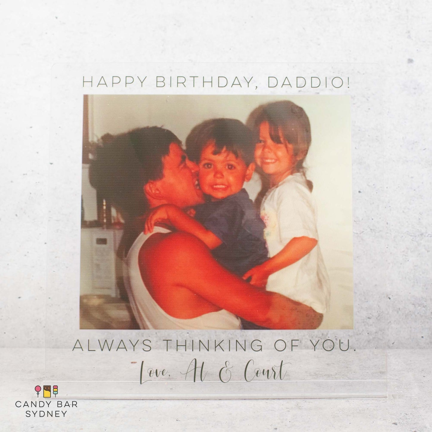 Father's Day Gift | Personalised Father's Day Plaque | Customised Father's Day Photo Plaque | Father's Day Photo Gift | gifts for dad - Letterfy