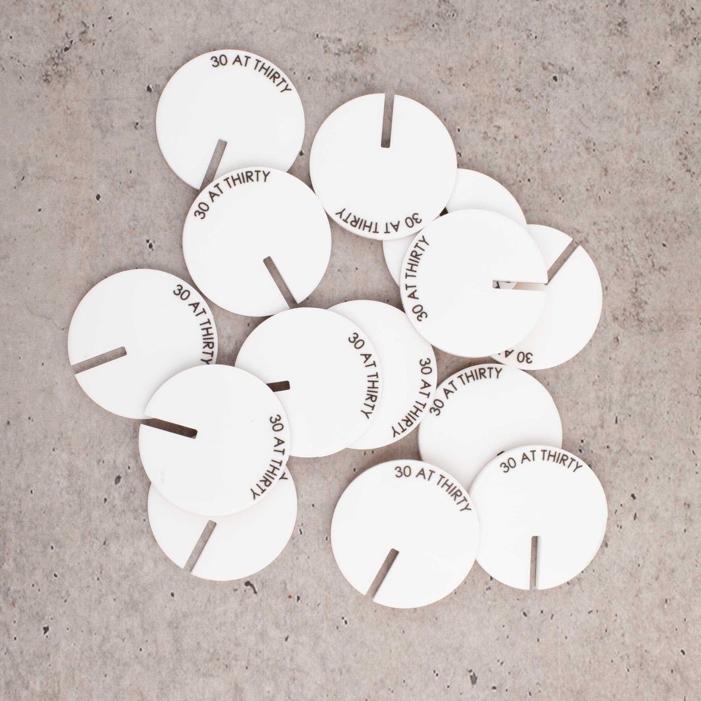 Personalised Stemless Drink Tags - Single Message Style 1 - Letterfy
