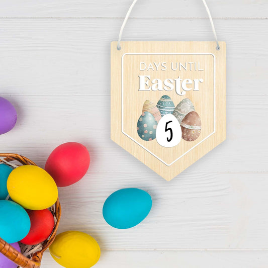 Easter Countdown Banner - Style 4 - Letterfy