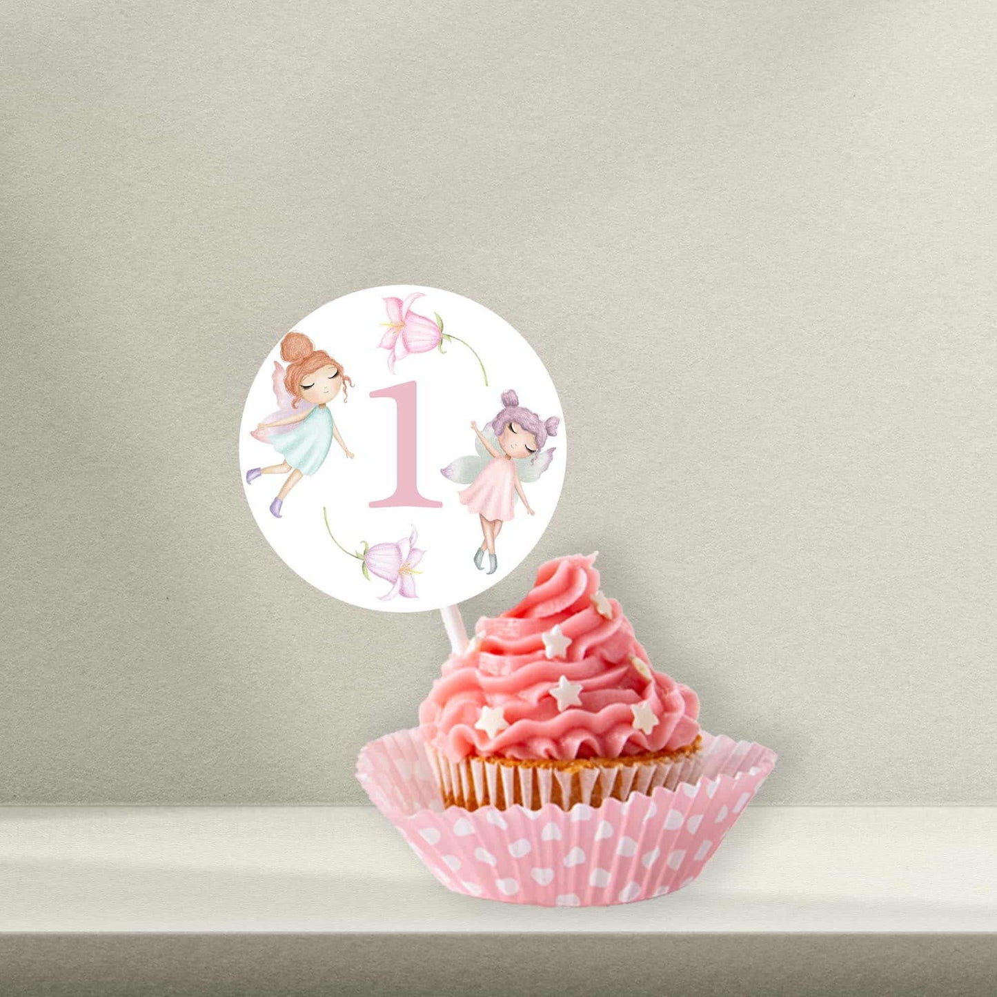 Personalised Fairy Cake Toppers - Fairy Cupcake Toppers - Fairy Cookie Stamps - Letterfy