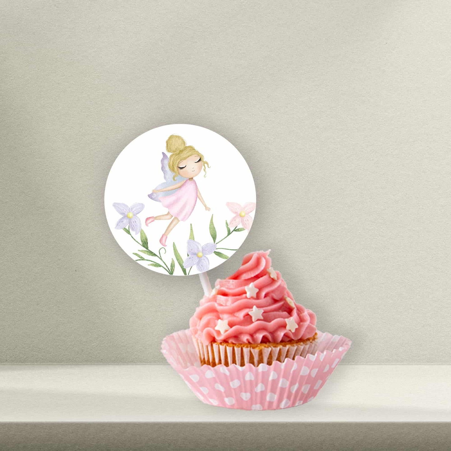 Personalised Fairy Cake Toppers - Fairy Cupcake Toppers - Fairy Cookie Stamps - Letterfy
