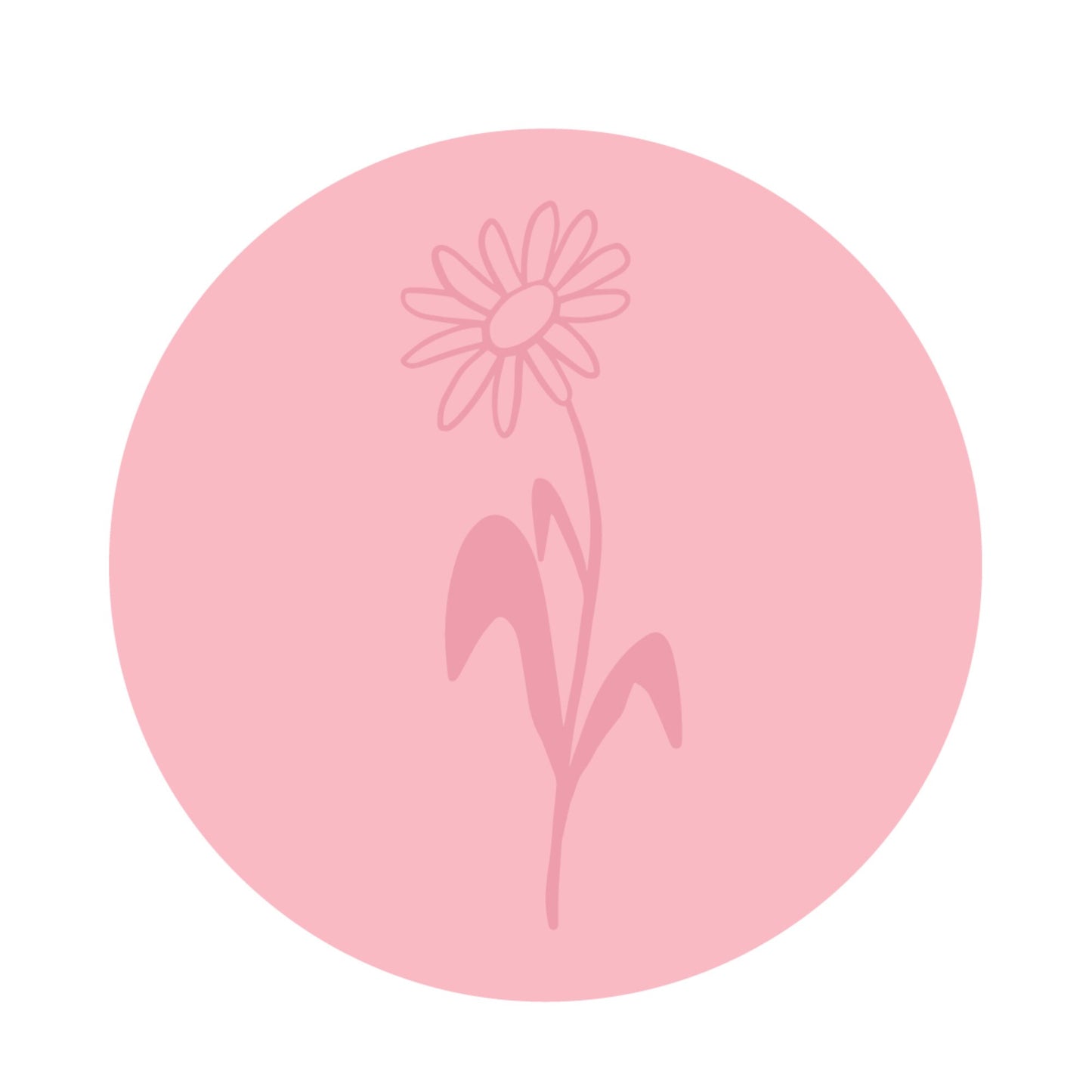 Personalised Flower Cake Toppers - Flower Cupcake Toppers - Flower Cookie Stamps - Letterfy