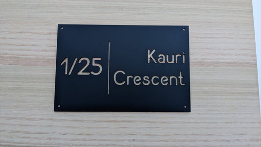 Personalised Signs: House Number Address Sign | Personalised House Street Sign