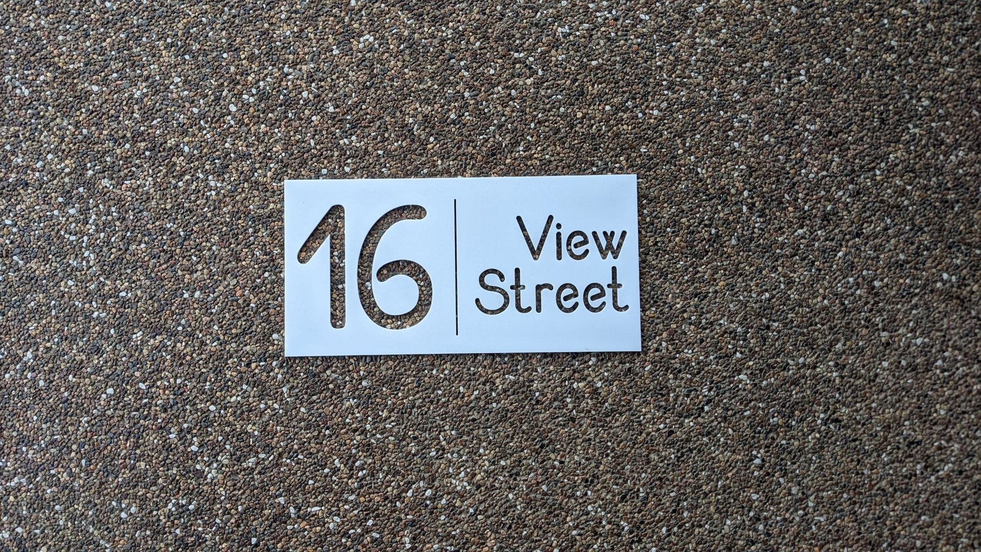 House Number Address Sign | Personalised House street sign - PersonalisedSigns