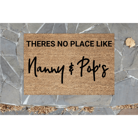 "There's No Place Like" Personalised Doormat