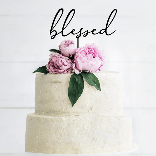 Blessed Cake Topper