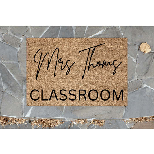 Personalised Classroom Teachers Doormat