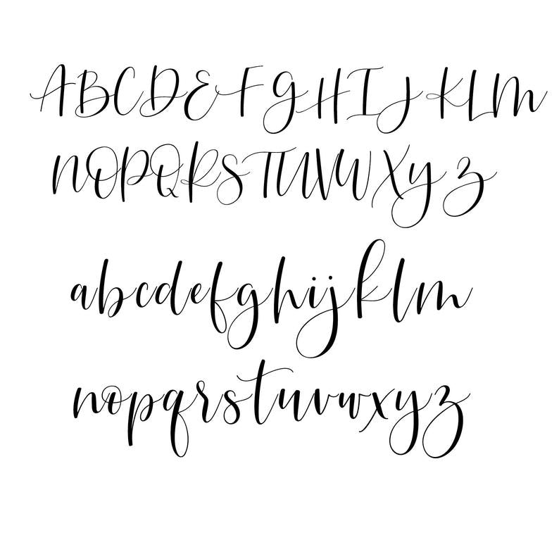 Cursive Custom Name Signs – Letterfy