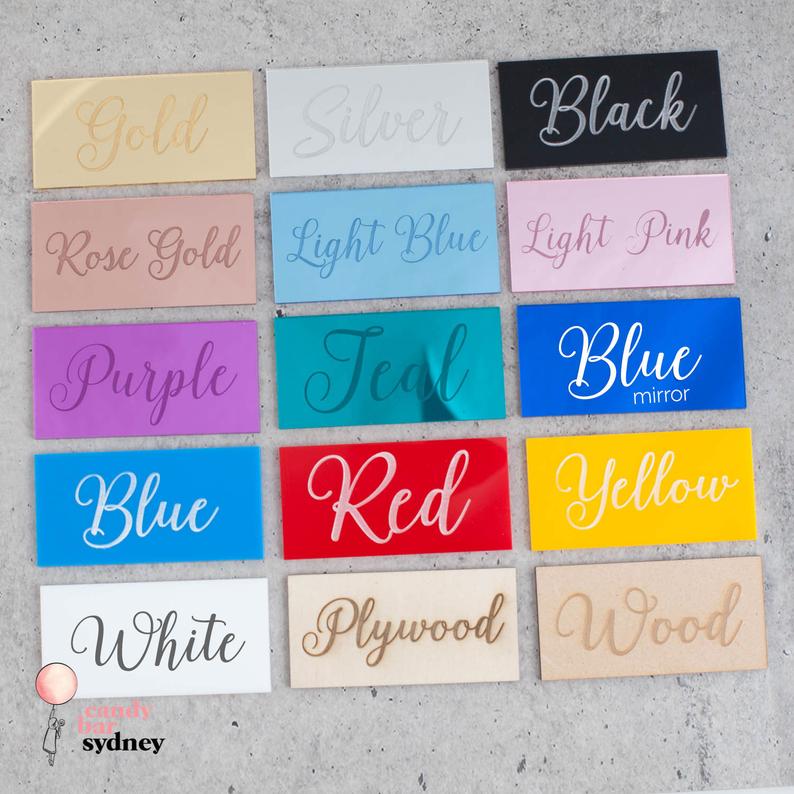 Acrylic Custom Name Script Plaque - Letterfy 