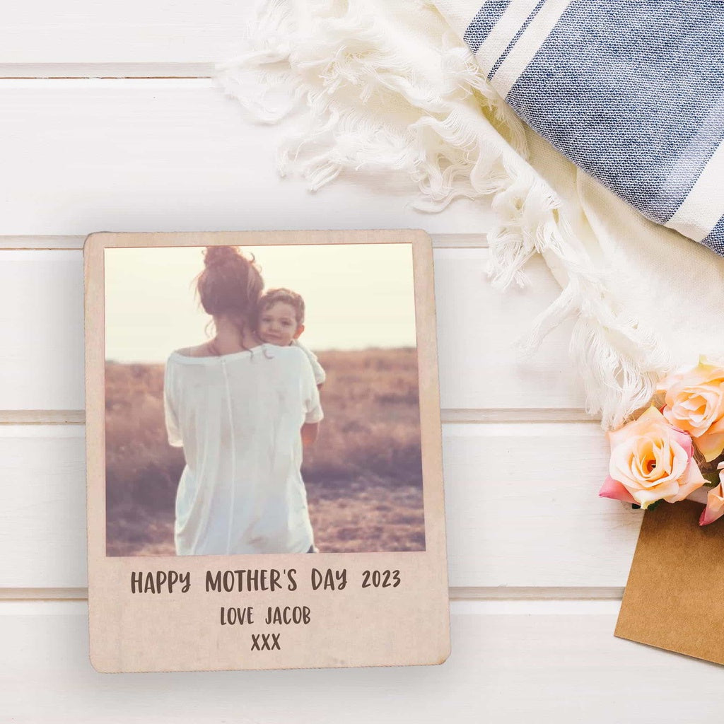 Custom Mother's Day Polaroid Fridge Magnet