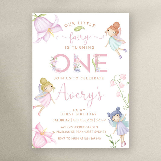 Fairy Birthday Invitation