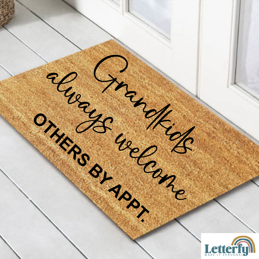 Grandkids Welcome Sign