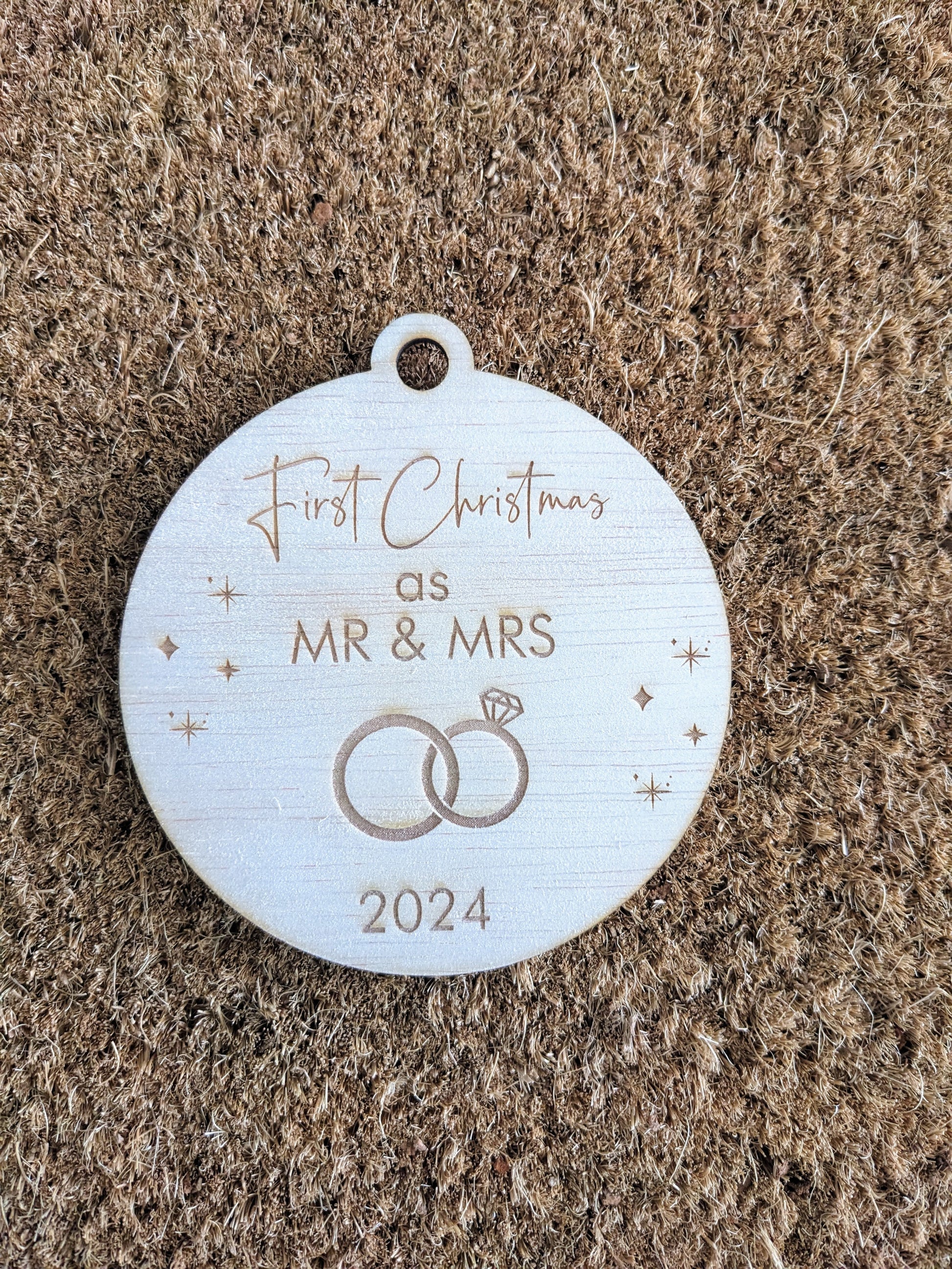 newlywed ornament