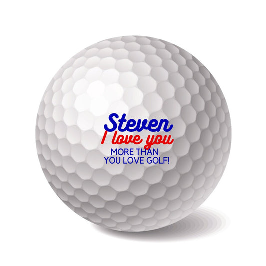 personalised golf balls