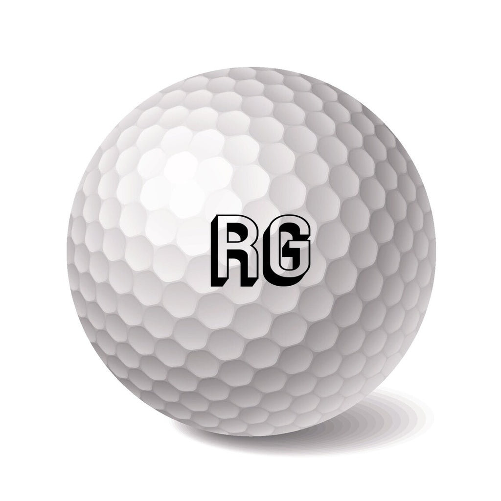 Personalised Golf Balls 3 Pack "Initials"