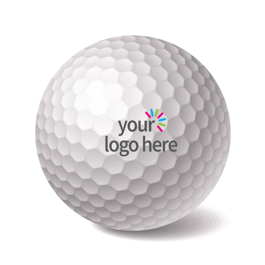 Company logo golf balls