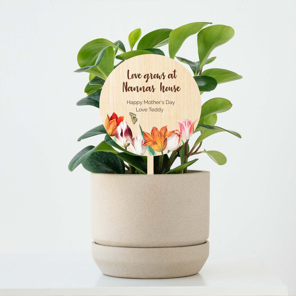 Personalised Mother's Day Floral Planter Stick