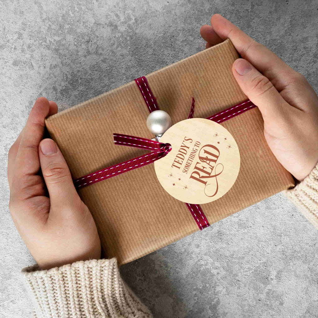 Christmas Set of 4 tags for something to;  Read Share Wear Do
