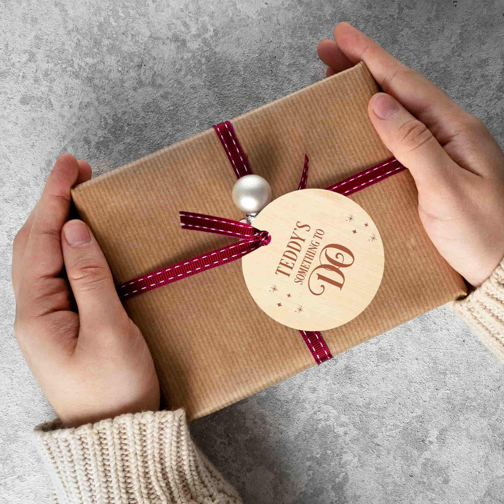 Personalised Something To Read, Share, Wear, Do Round Gift Tags - Letterfy 
