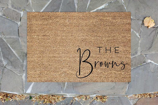 PersonalisedSurnameDoorMat