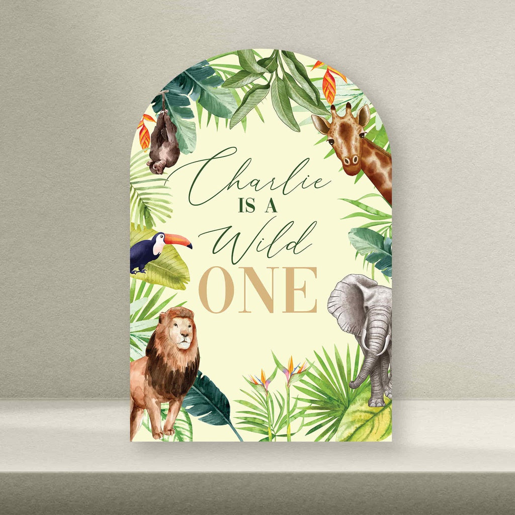 Wild one Party Sign custom