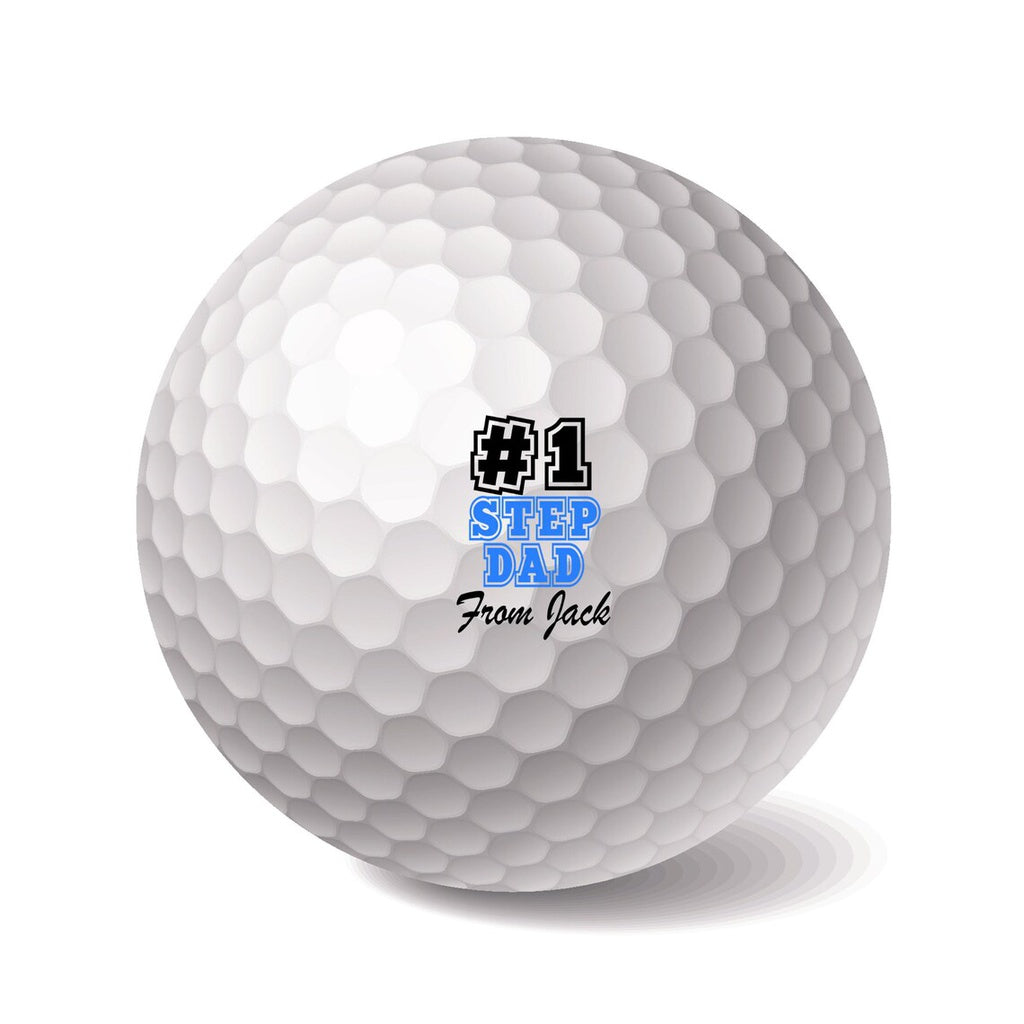 Personalised Golf Balls 3 Pack "#1" - Letterfy 