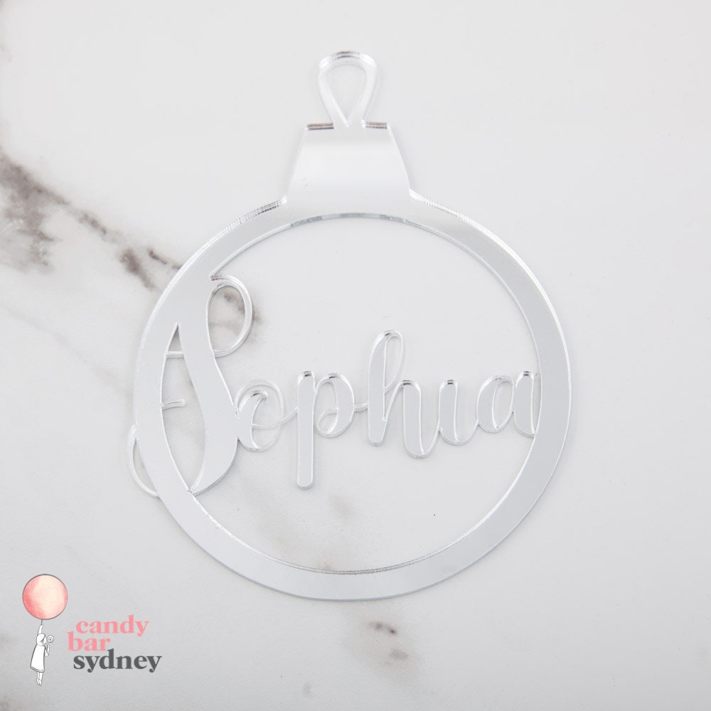 Personalised Christmas Ornament - Christmas Tree Decorations - Letterfy 