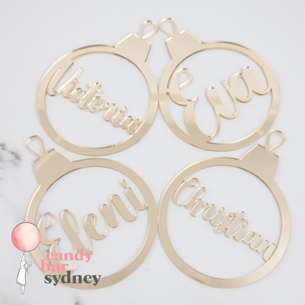 Personalised Christmas Ornament - Christmas Tree Decorations - Letterfy 