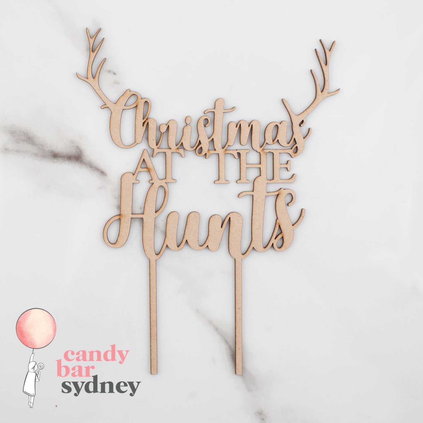 Custom Christmas Cake Topper - Christmas Decorations - Personalised Cake Topper - Letterfy 