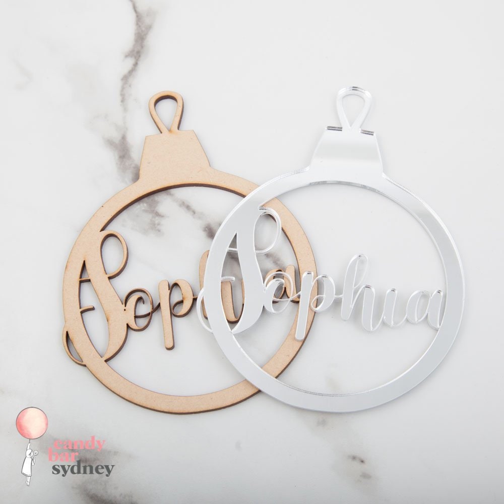 Personalised Christmas Ornament - Christmas Tree Decorations - Letterfy 