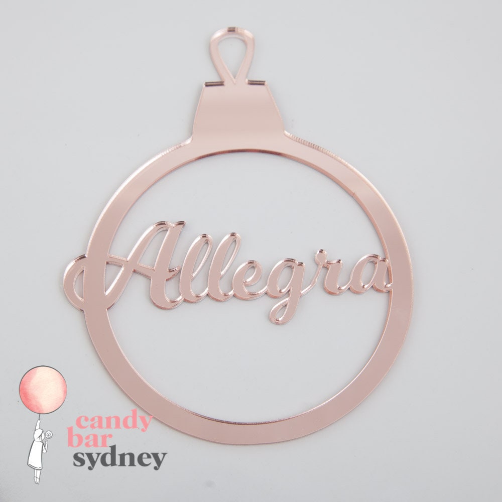 Personalised Christmas Ornament - Christmas Tree Decorations - Letterfy 