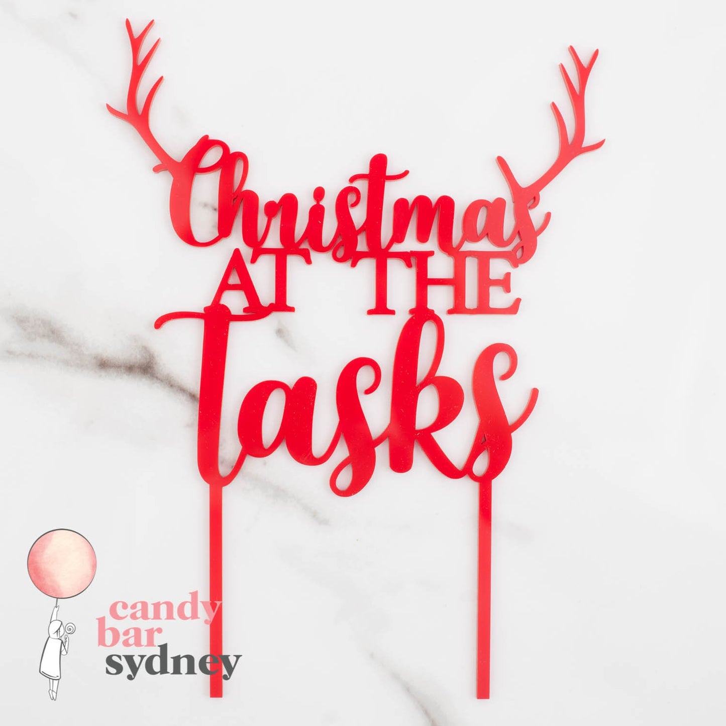 Custom Christmas Cake Topper - Christmas Decorations - Personalised Cake Topper - Letterfy 