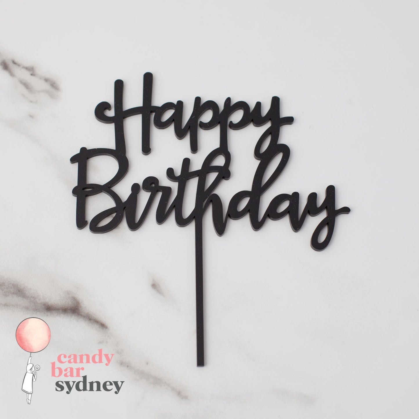 Happy Birthday Cake Topper - Birthday Cake Decorations - Party Decorations - Letterfy 